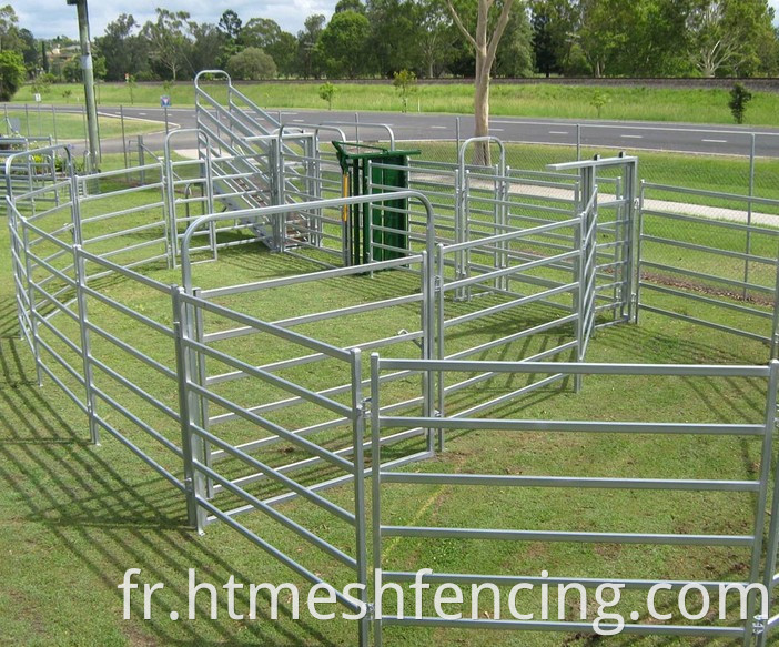 Équipement de ferme et de ranch Conseils de bétail corral architectural grade de grade de poudre Panneau de chevaux